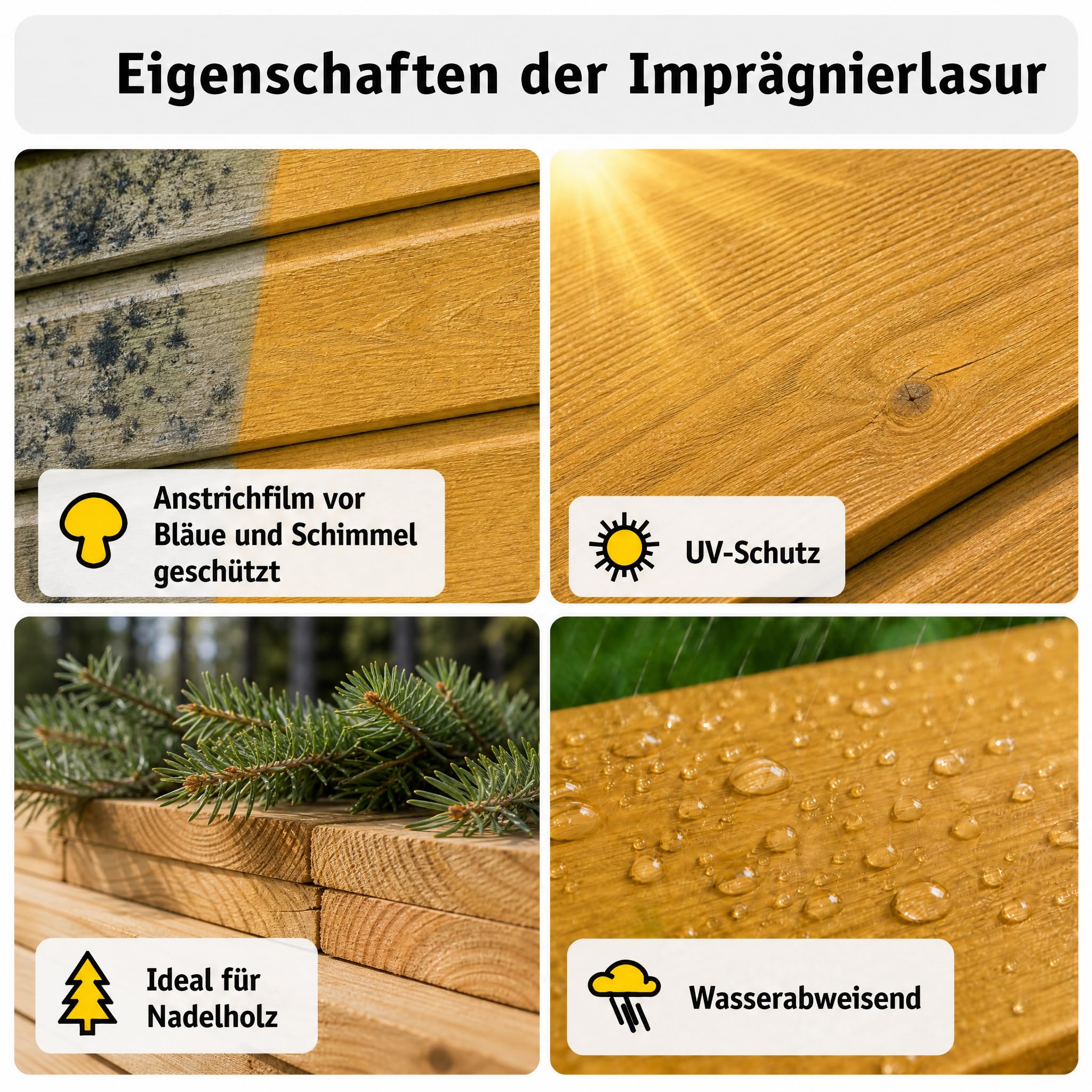 KORA® Koranol® Imprägnierlasur – wetterfeste Holzschutzlasur für Außenholz – wasserabweisend & UV-beständig – ideal für für Zaun, Balkon, Holzfassade & Blockhaus (Anthrazit, 5 Liter)