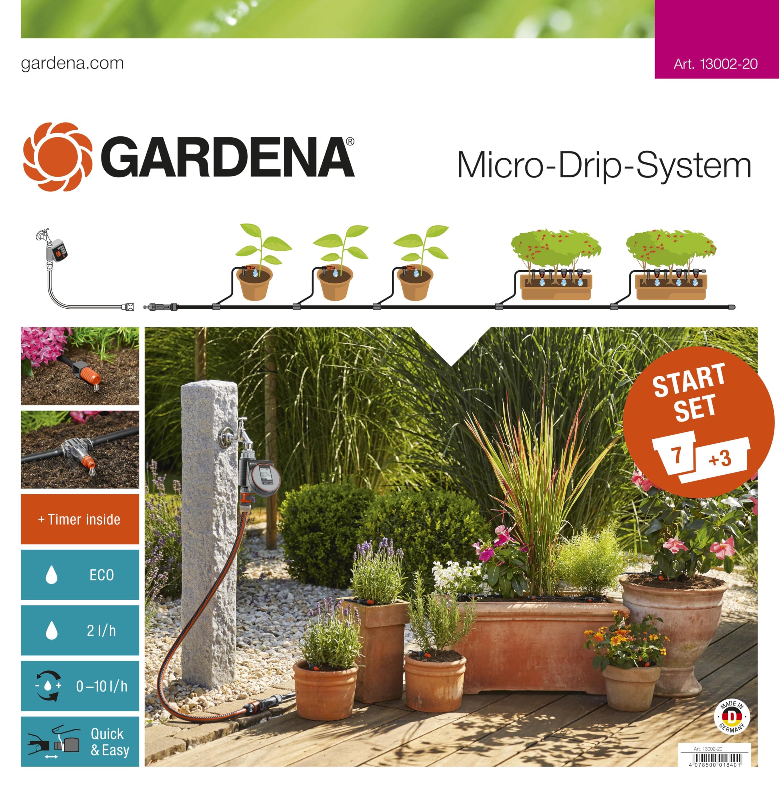 【特価セール】GARDENA(ガルデナ)マイクロドリップ散水システム 低木・生け 特価セール】GARDENA(ガルデナ)マイクロドリップ散水システム 低木