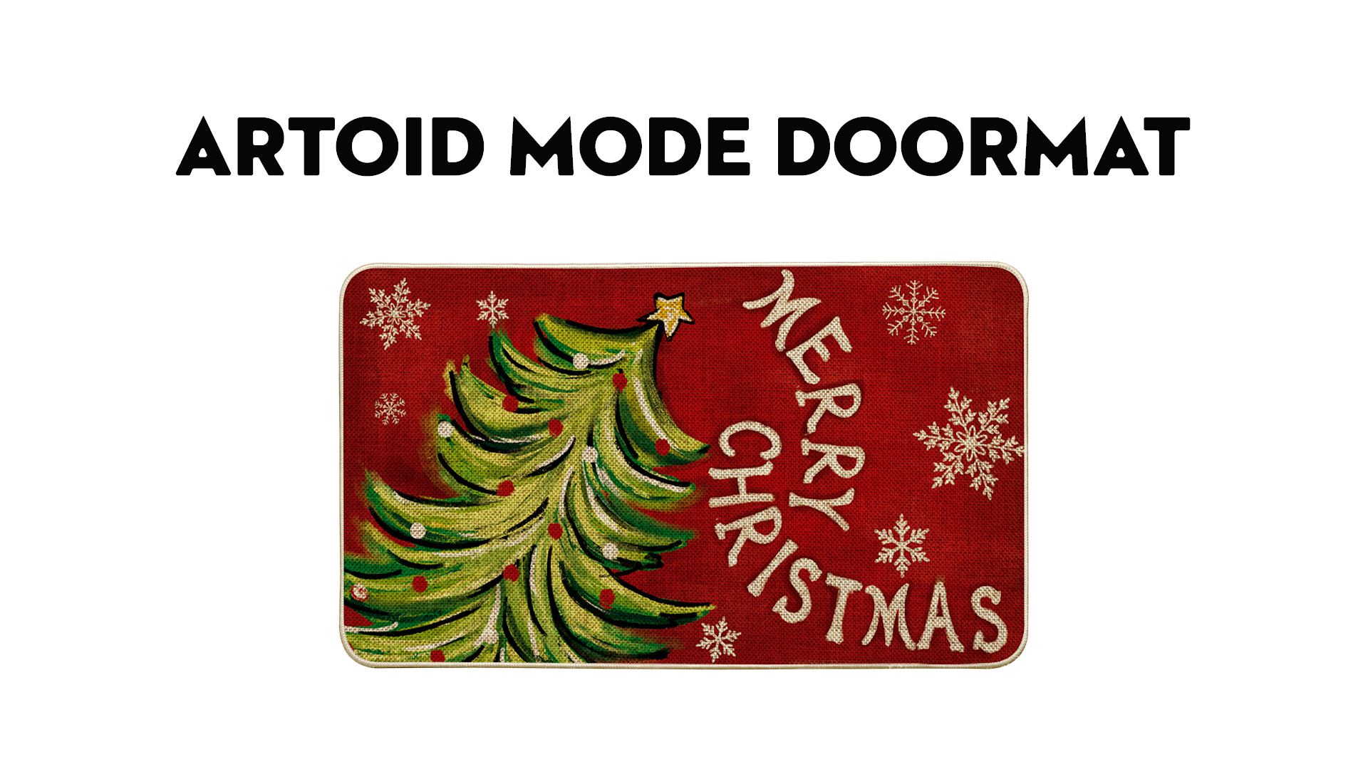 Amazon.com: Artoid Mode Xmas Tree Merry Christmas Doormat