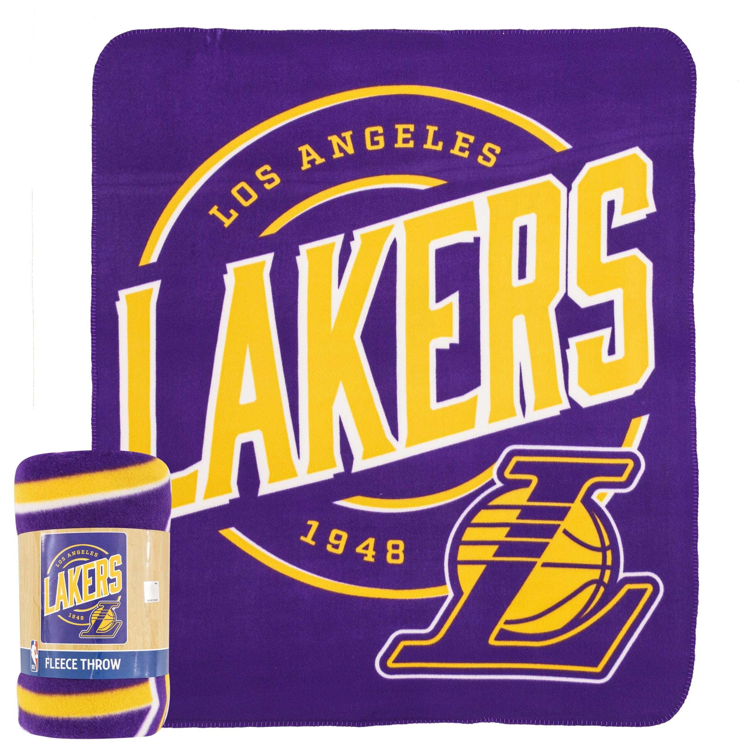 Northwest NBA Los Angeles Lakers Fleece Throw Blanket, 50