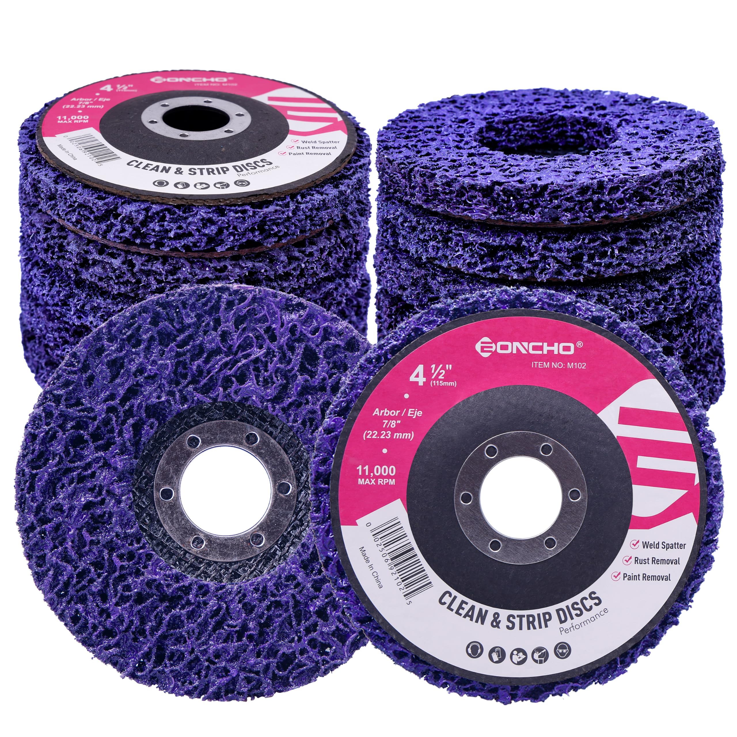 Paint & Rust Removal Wheels - Angle Grinder Discs -8