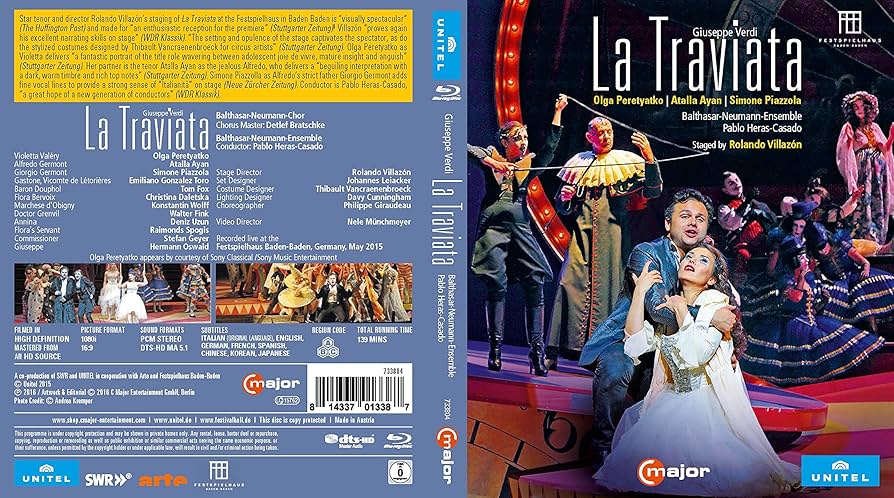 (未使用･未開封品)　La Traviata [Blu-ray] [Import] 60wa65s Amazon.co.jp: Verdi: La Traviata [Blu-ray] : DVD