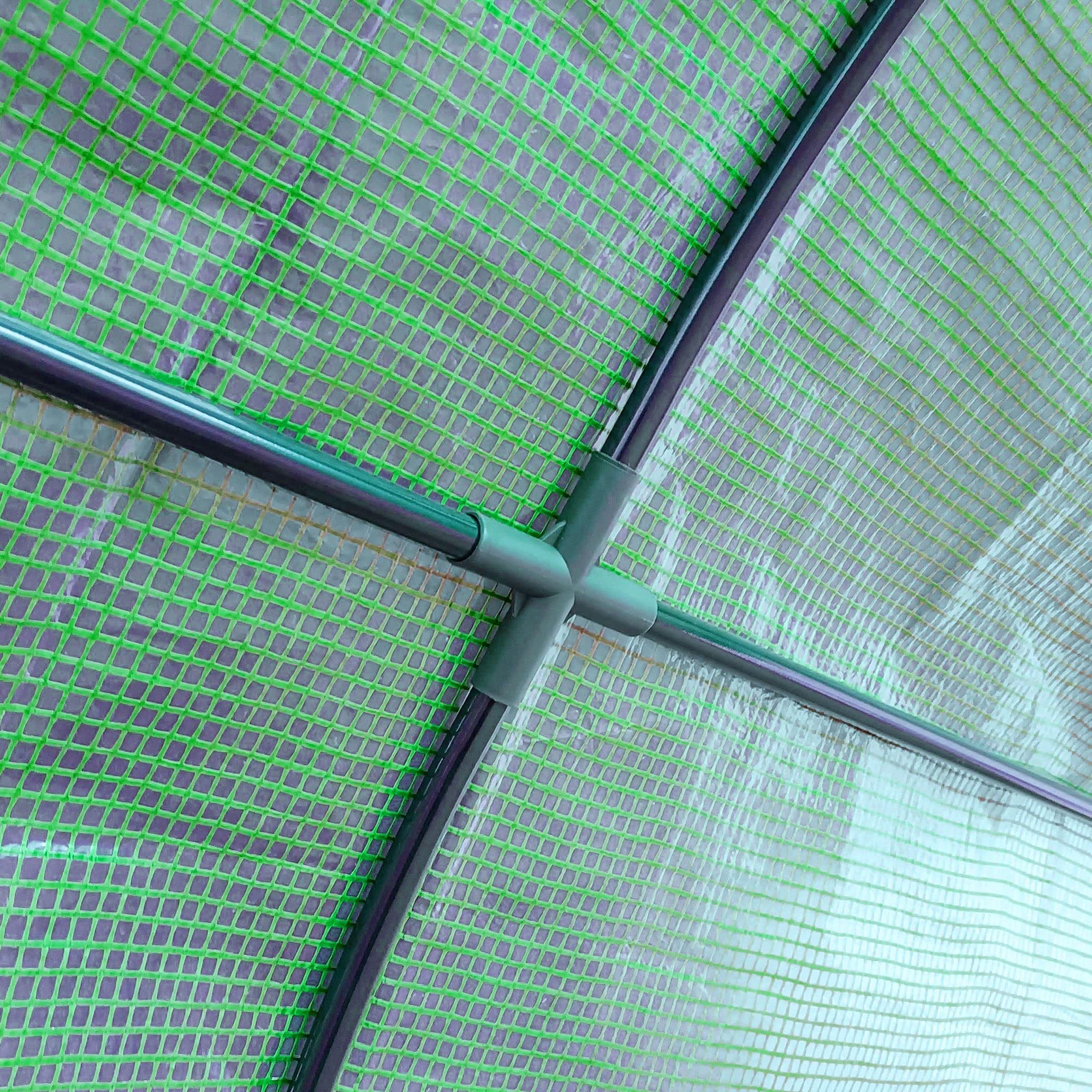 Outsunny Szklarnia foliowa pomidorowa Zielona 200x100x215cm