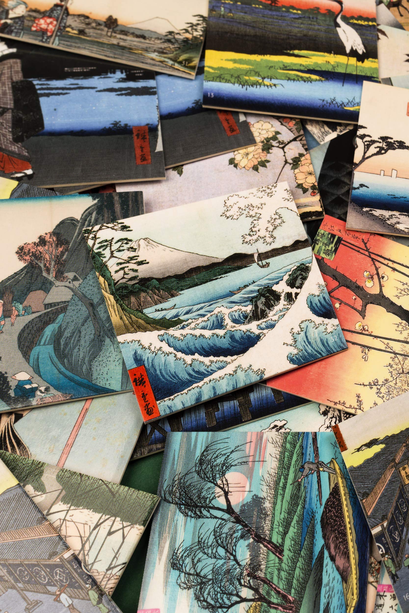 Hiroshige-Memo: Gedächtnisspiel mit 36 Motiven des berühmten japanischen Künstlers