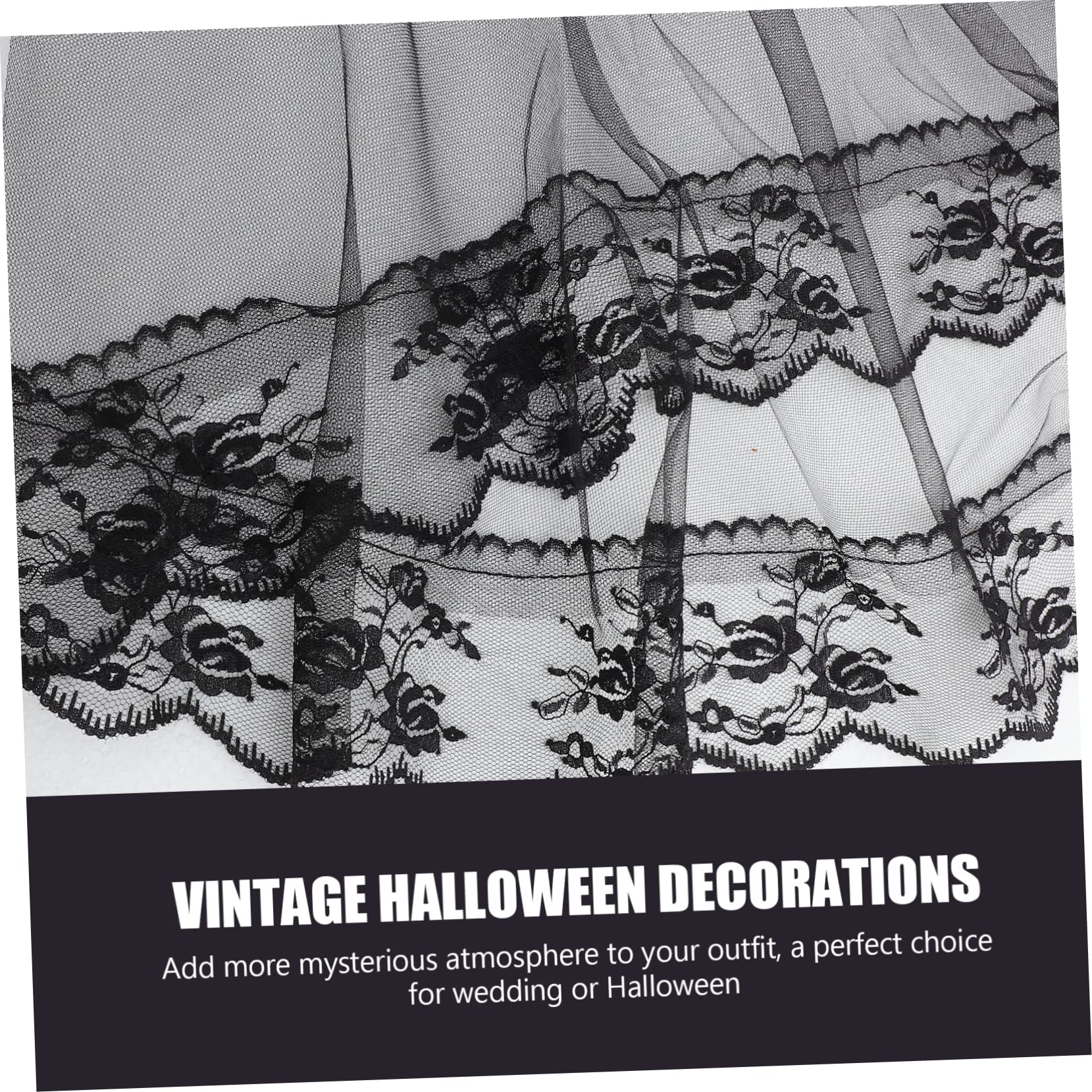 GALPADA 5stücke Kurzer Brautschleier Aus Spitze Für Hochzeiten Und Halloween Mit Elegantem Mesh-look Perfektes Kostümzubehör Für Besondere Anlässe