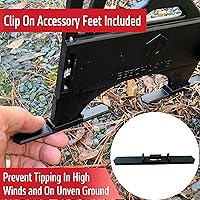 Vista 6 de Beech Lane Soporte para manguera de alcantarillado de RV de 20 pies con pies de accesorio de enganche para mayor estabilidad, diseño anidado