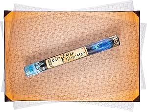 da Vinci's Room 2-in-1 DND Battle Map 3 Foot Rubber Game Mat