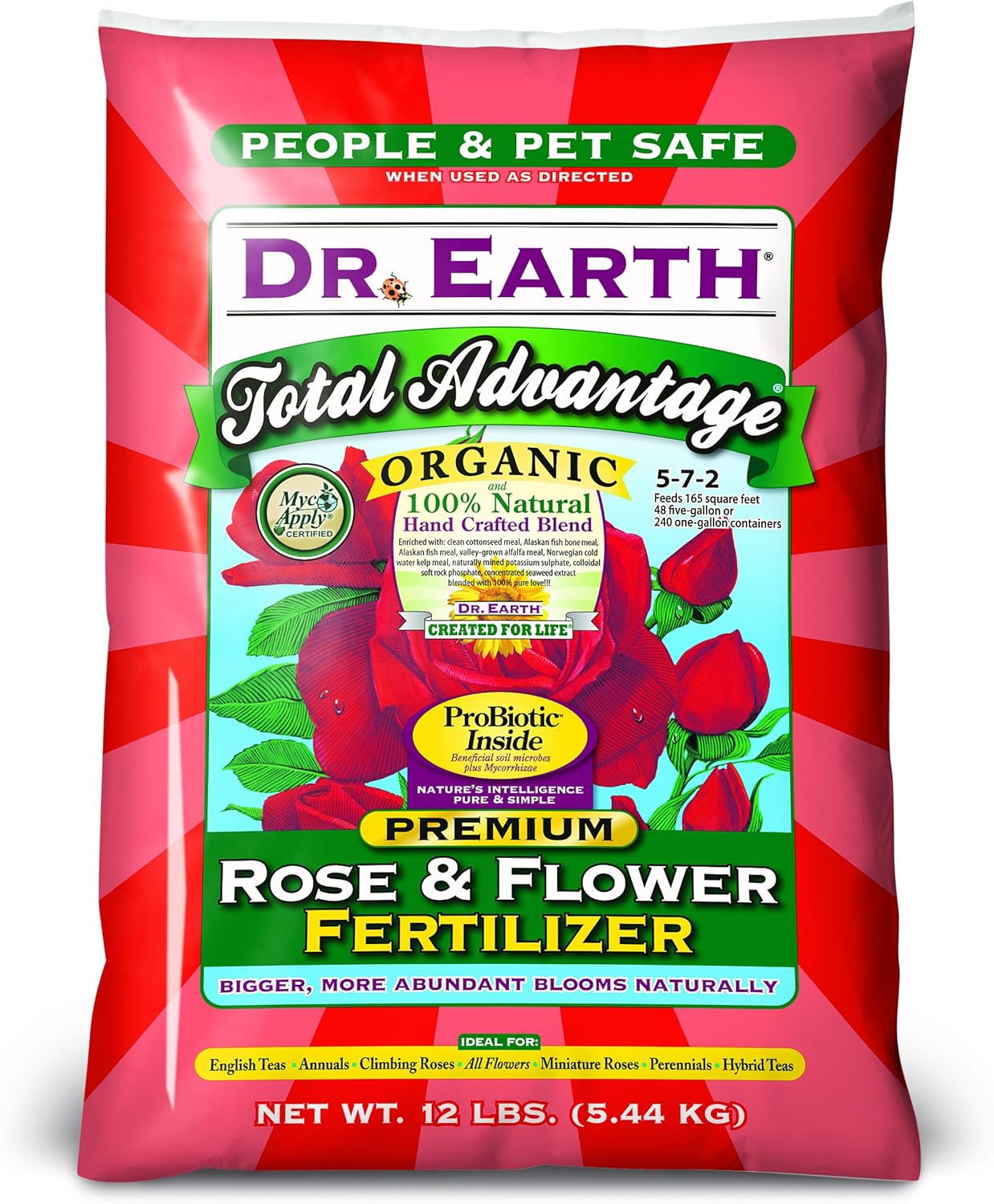 Dr. Earth Total Advantage Rose & Flower Fertilizer 12 lb