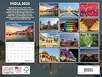 Vista 166 de Calendario de pared mensual 2025 de México, 12 meses, fabricado en Estados Unidos