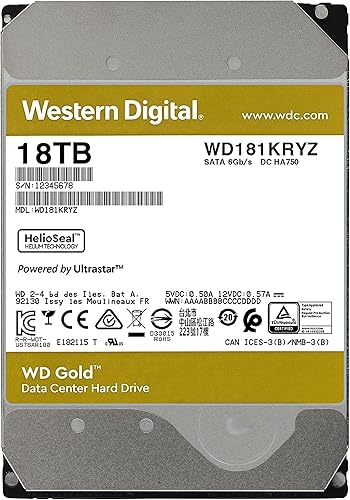 Miniatura 27 de WD Gold WD1005FBYZ Disco duro de 1 terabyte, centro de datos, de 7200 rpm, Class SATA de 6 gigabytes por segundo, con cache de 128 megabytes, de 3.5