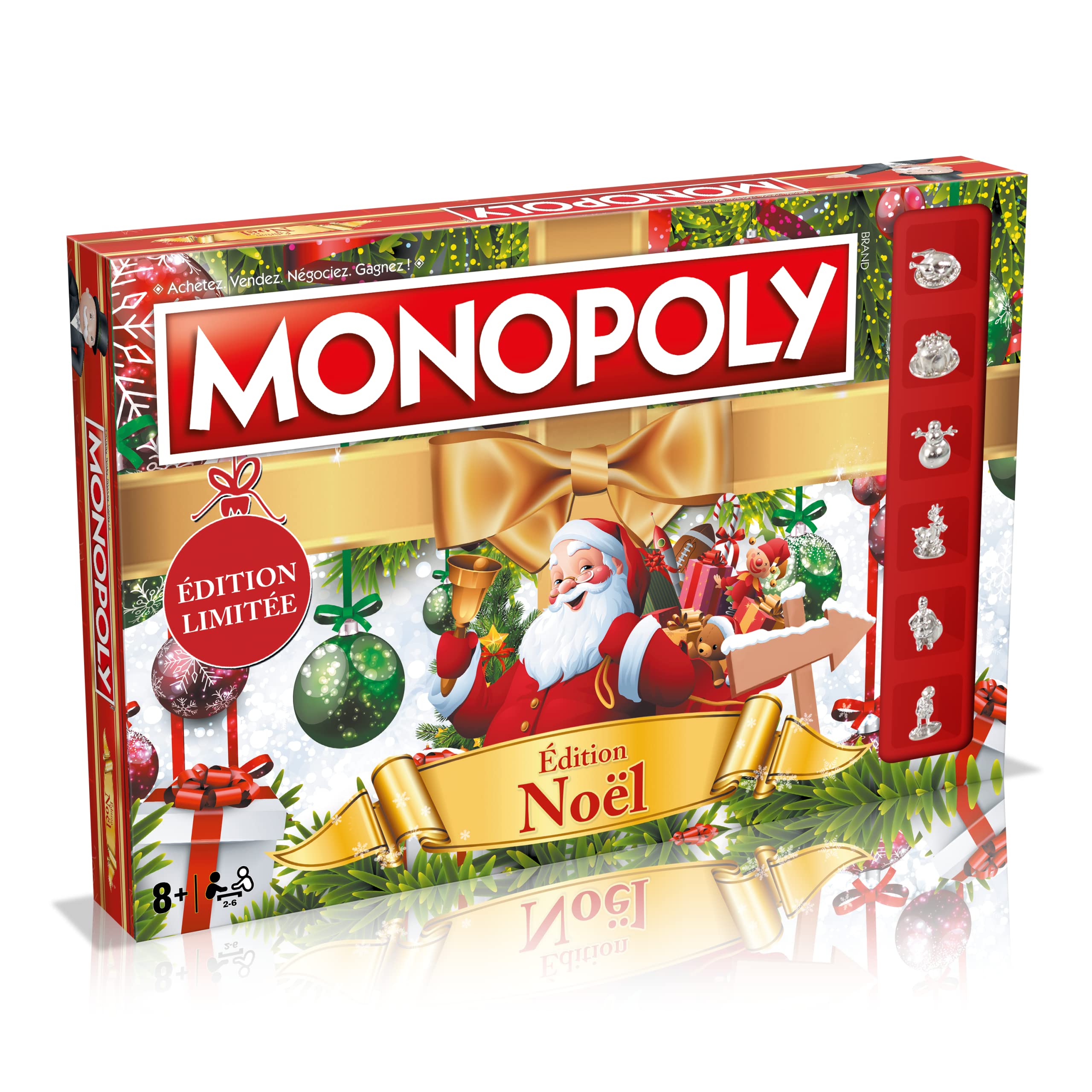 MONOPOLY NoeL - Jeu de plateau - WINNING MOVES