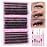 Focipeysa Full Volume Lash Extension Kit 70D 80D 90D Thick Lash Extension Kit 10-18mm Wispy Lash Clusters Individual Lashes Kit with Lash Bond and Seal for DIY Lash Extension at Home
