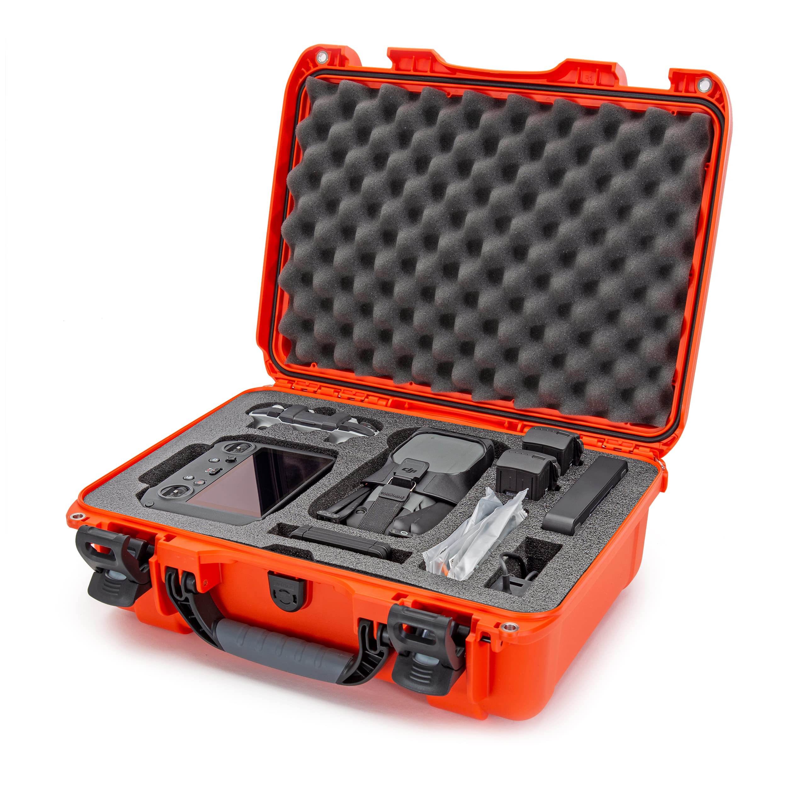 NANUK Custodia rigida impermeabile 925 con inserto in schiuma per DJI Mavic 3 Fly More/Cine Premium Combo - Arancione (925-MAV33)