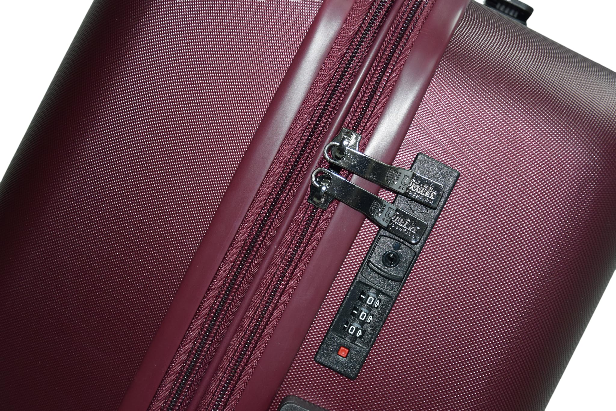 Maleta Mediana 24" Expandible Rígida – Burgundy