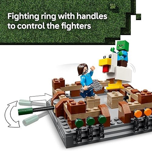 Miniatura 3 de LEGO Minecraft Woodland Mansion - Anillo de lucha  Juguete de construcción para niños a partir de 10 años  Incluye figuras de Steve, Garrett y Henry