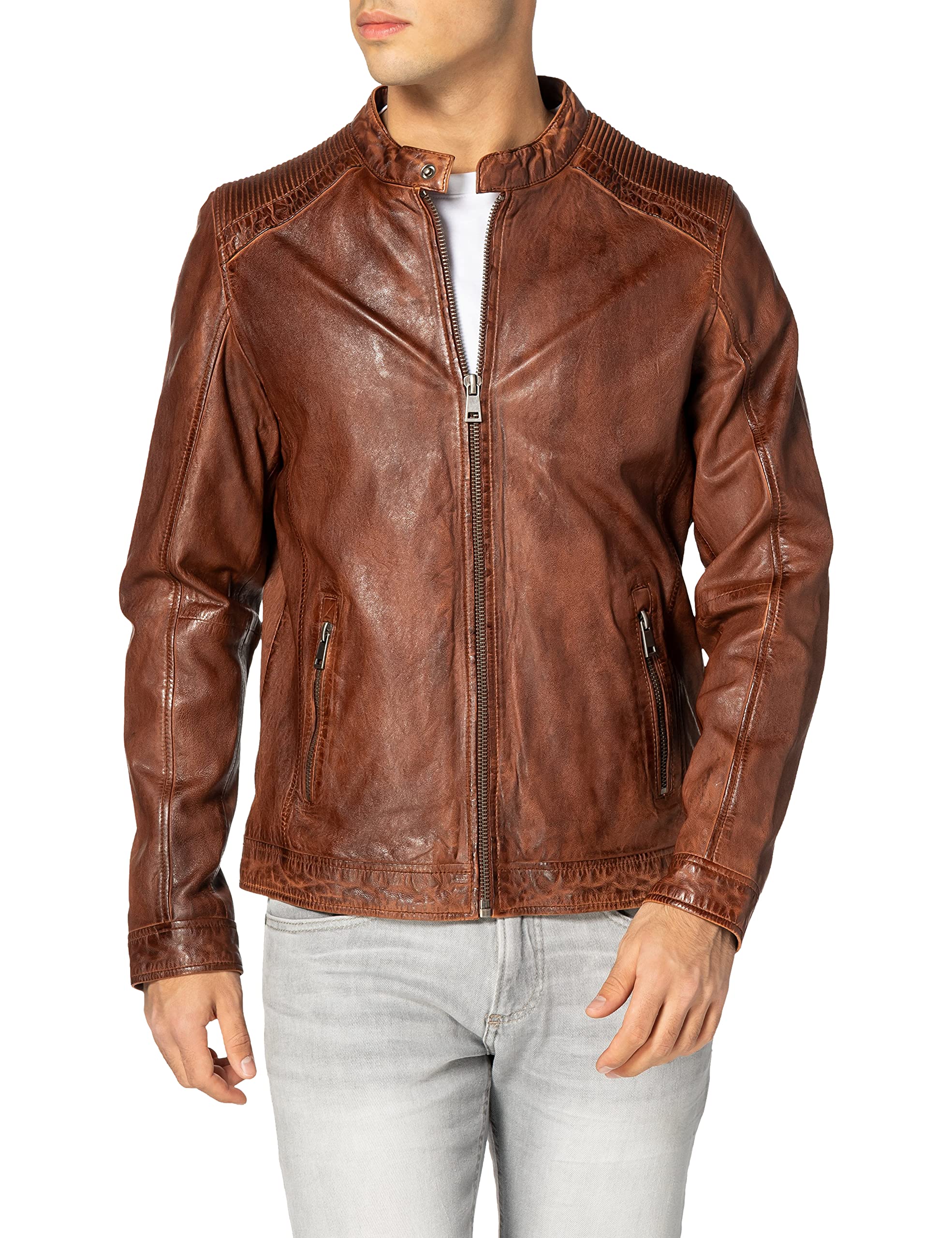 Men's Good Move!-FN Leather Jacket