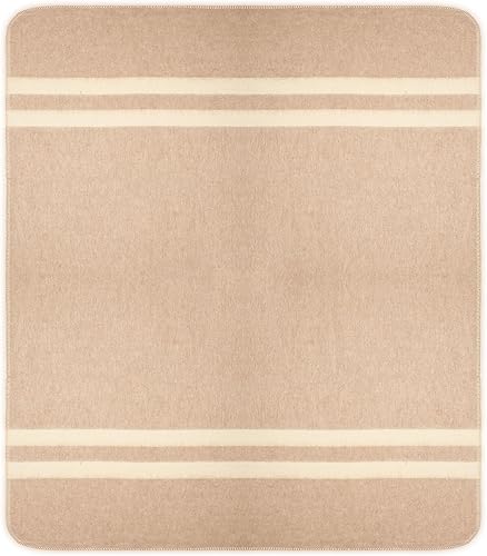 Miniatura 44 de Manta gruesa de lana de alpaca pesada para acampar al aire libre o usar en interiores Mantas suaves de lana de alpaca peruana