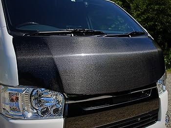 ハイエース、レジアスエース用、カーボンファイバー フロントボンネット　エアロ ハイエース・レジアスエース 200系 ボンネット カーボン製 全型