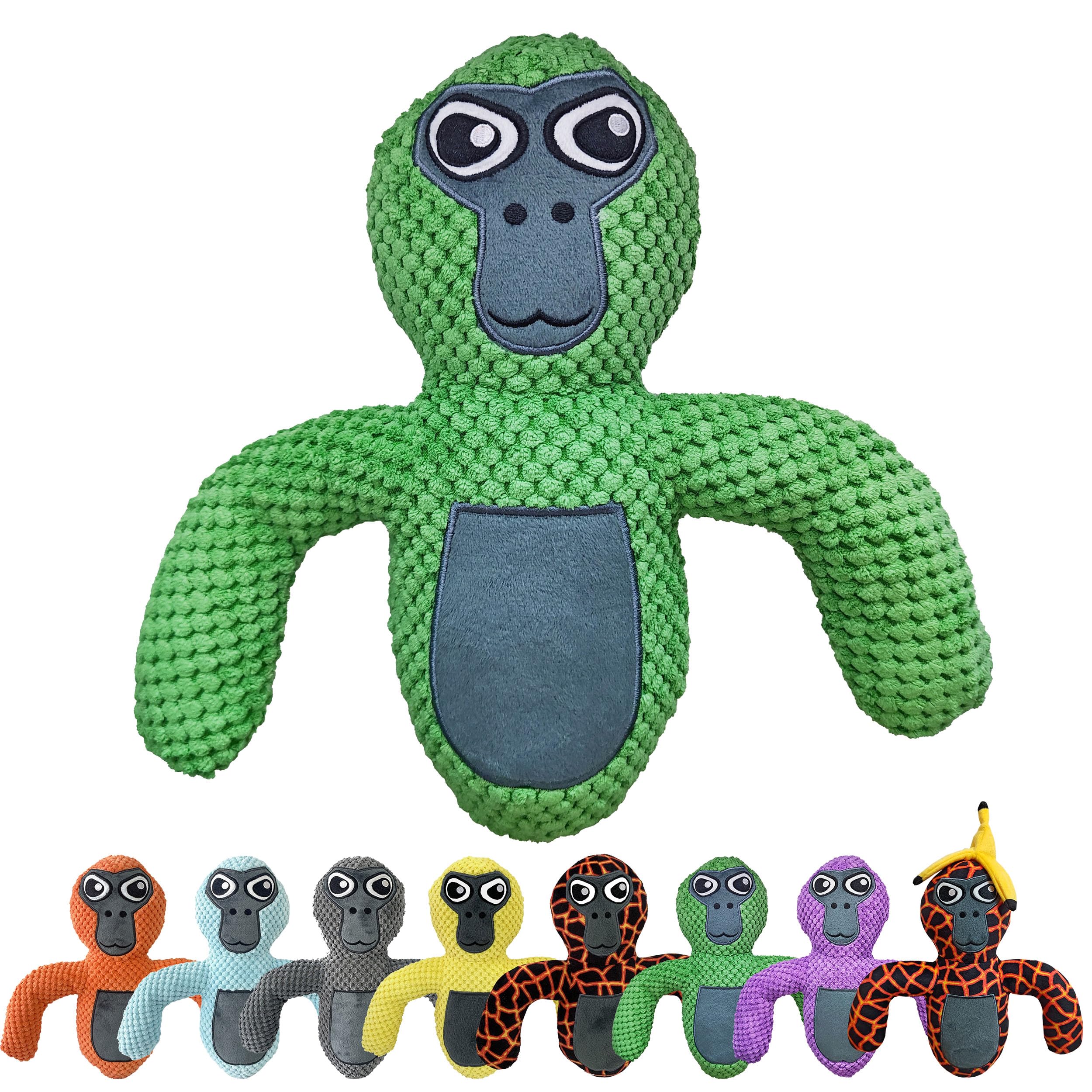 Green Gorilla Plush, 9.8" Gorilla Plush, Stuffed Animals Toy, Game Figure Doll, Gift for Game Fans\
