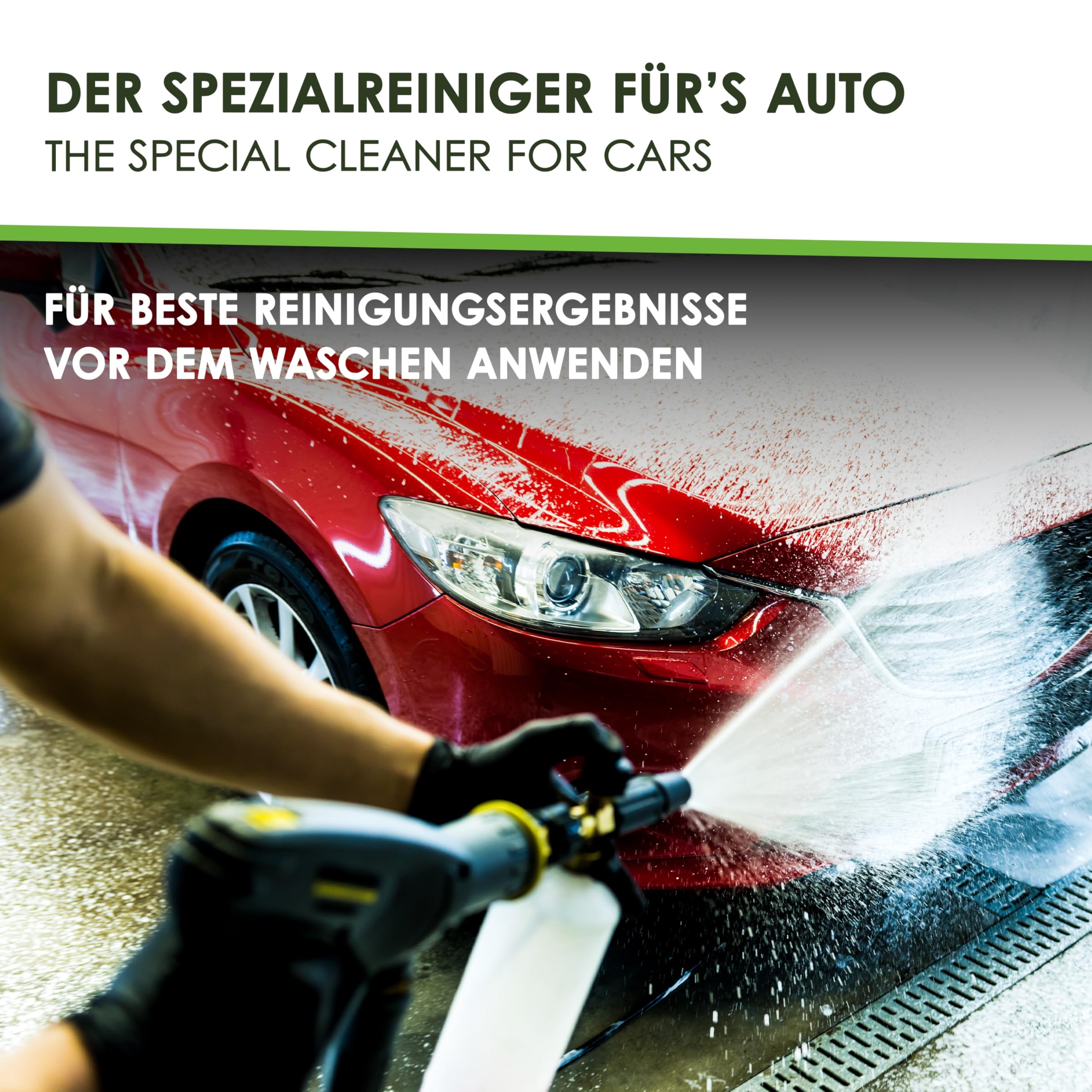 Profi Insektenentferner Auto - 25L I Insektenlöser für Auto & Motorrad - Ideal für Glas, Kunststoff, Lack & Chrom I Lackschonender KFZ Insektenentferner- Für optimale Vorwäsche