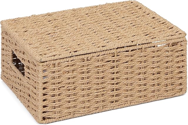 ARPAN STORAGE BASKET BOX WITH LID MEDIUM