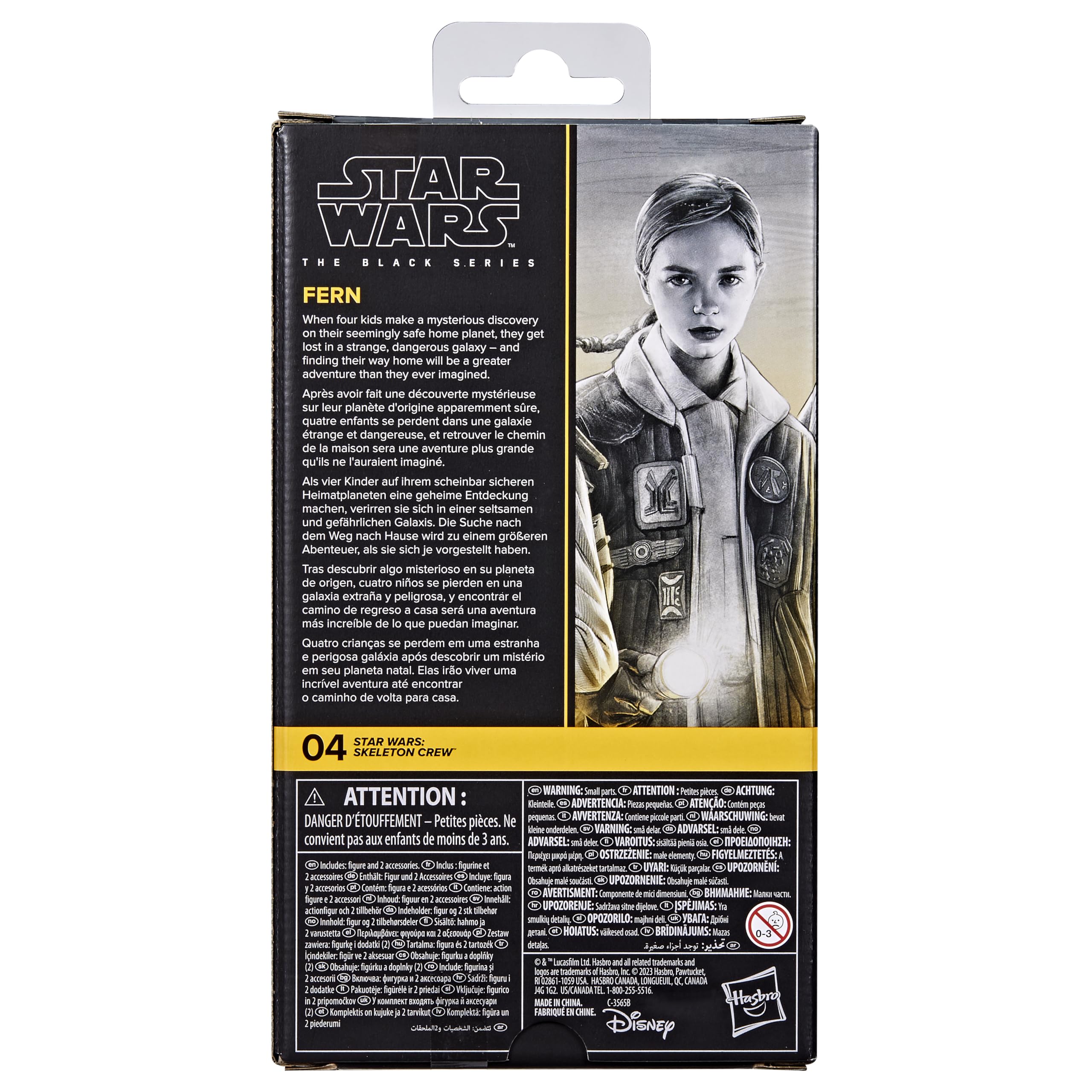 Star Wars Hasbro The Black Series Fern Figurka inspirowana serią Skeleton Crew 15 cm