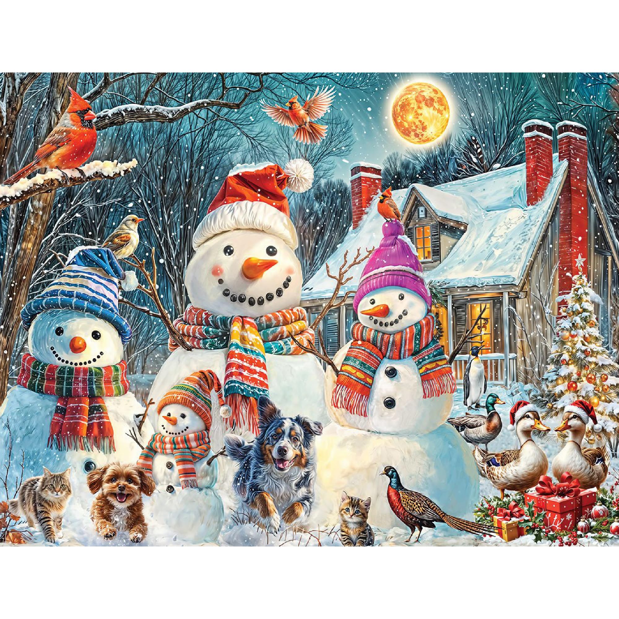 Amazon.com: White Mountain 300 Piece Jigsaw Puzzle Winter