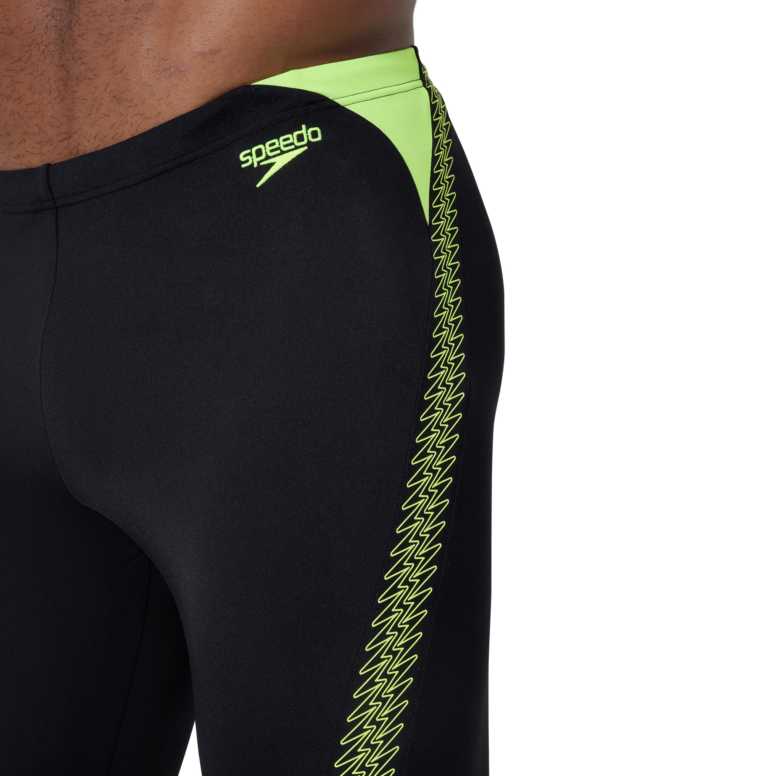 Speedo Jammer Mężczyźni Hyperboom Splice Jammer Swimming Trunks | Quick Drying | Training | Fitness | Chlorine Resistant
