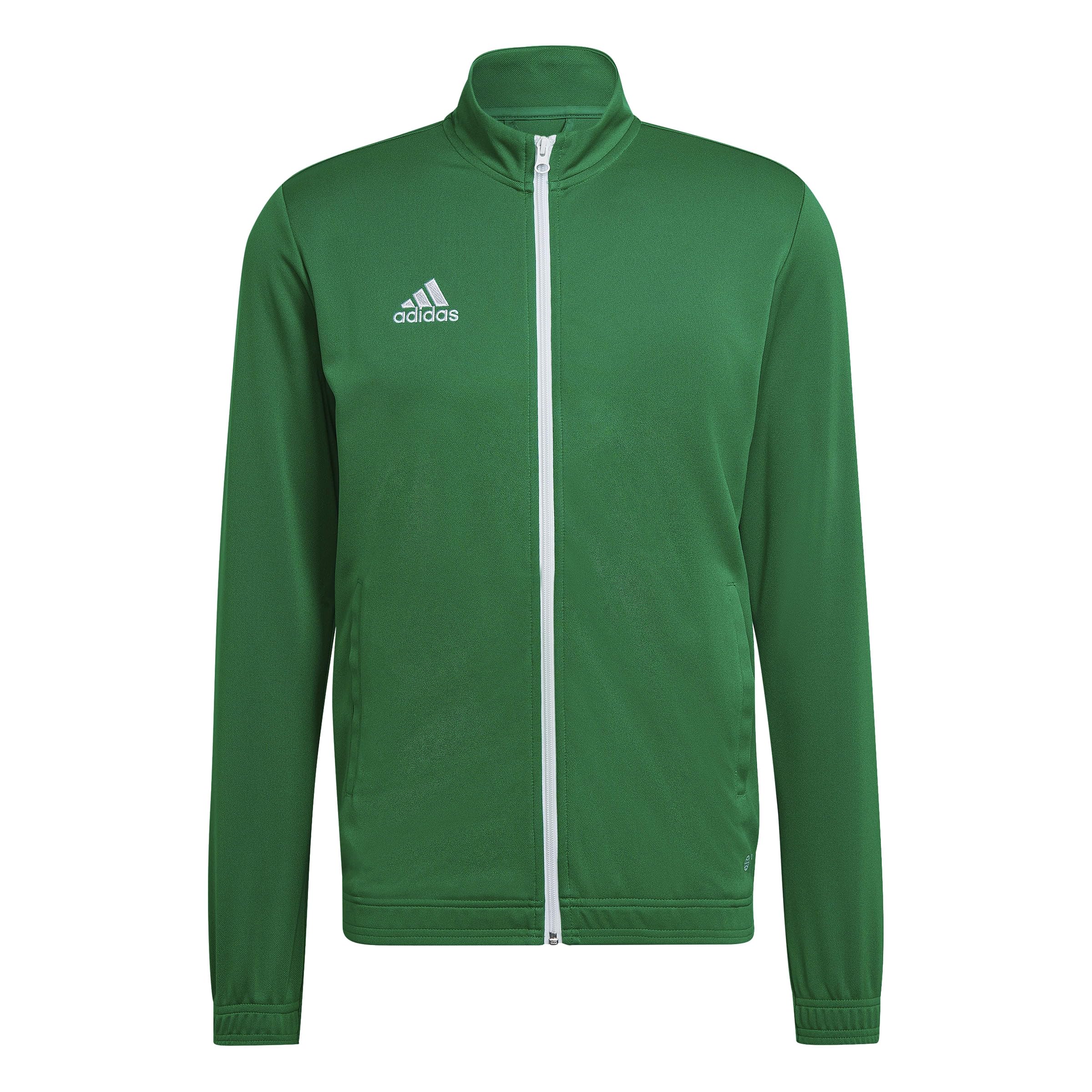 adidas Men's Entrada 22 Track Jacket, Team Green / White, XXL