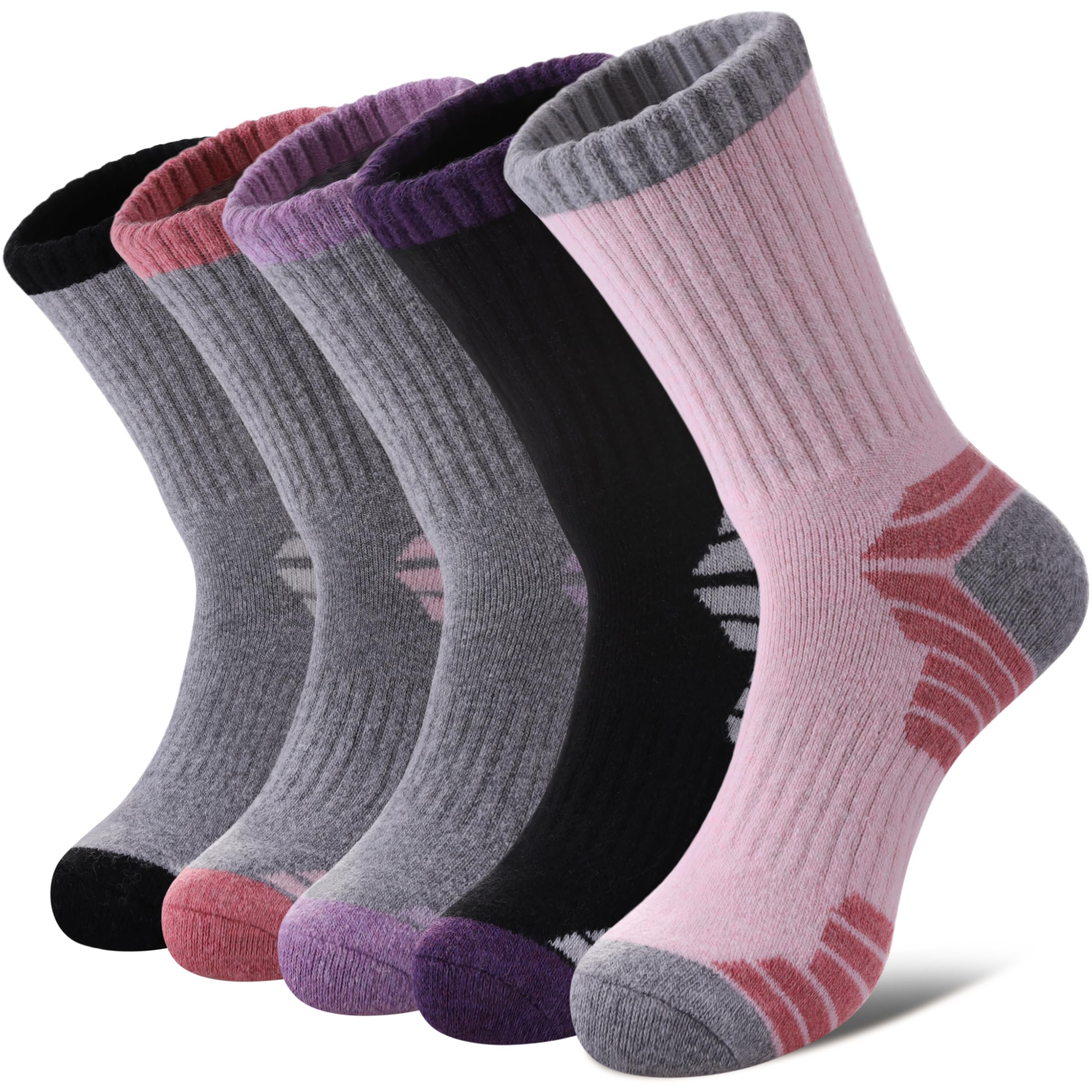 Merino Wool Socks for Women Hiking Thermal Winter Thick Warm Cozy Boot Socks