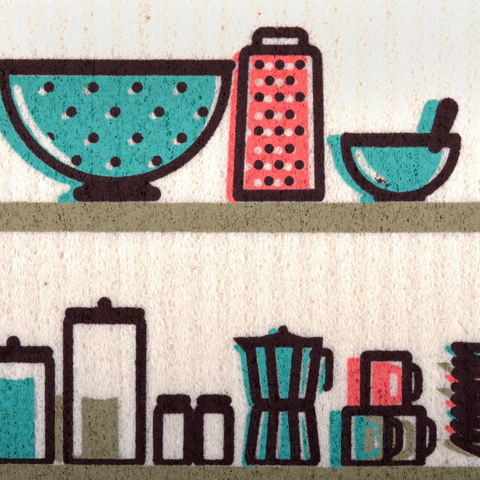 DII Swedish Dishcloths for Kitchen & Cleaning, Reusable, Machine Washable & Dishwasher Safe, Biodegradable, 7.75 x 6.75 - Image 3