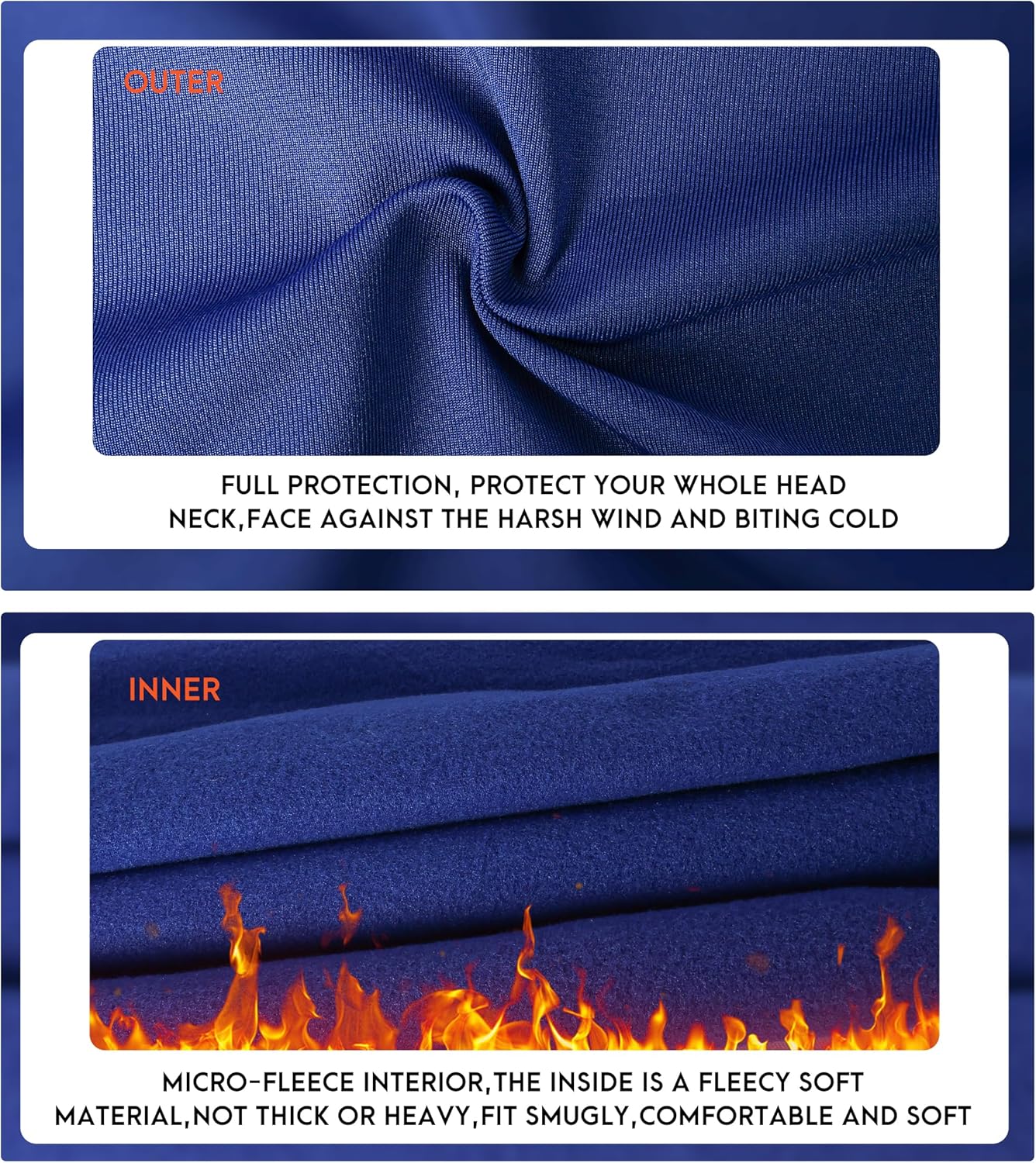 Balaclava Ski Mask for Men Cold Weather,Winter Thermal Face Mask Women for Snowboarding Motorcycle Cycling - Image 4