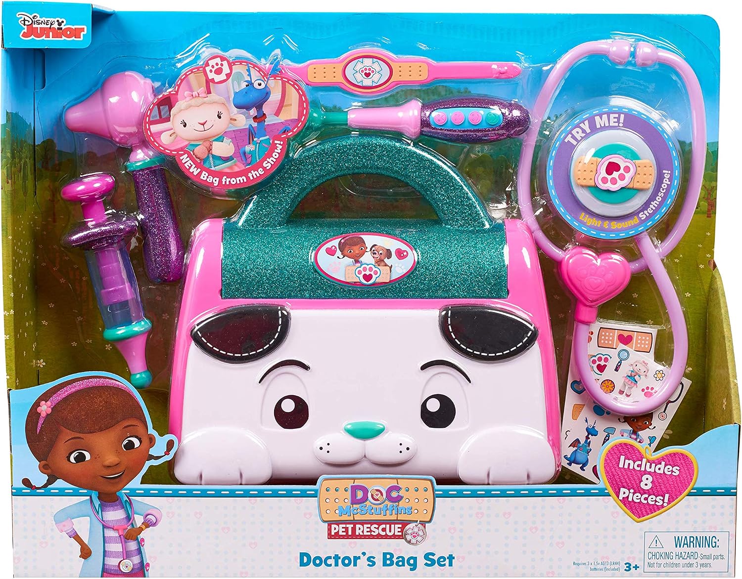 Doc McStuffins Pet Rescue Doctor's Bag Set, by Just Play