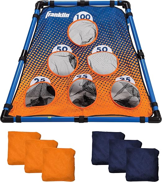 Franklin Sports 6 Hole Bean Bag Toss Indoor + Outdoor