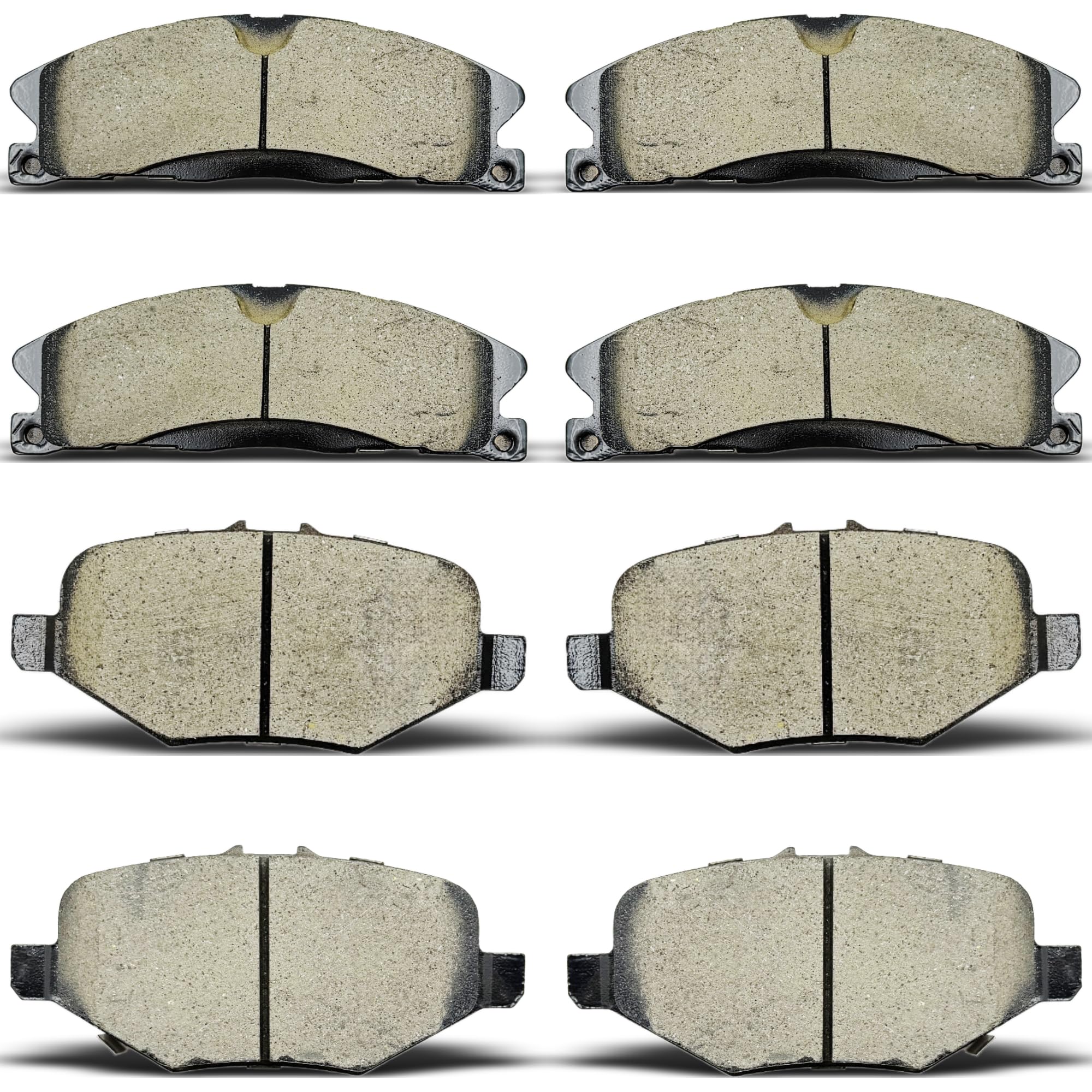 ALADICHE Front/Rear Ceramic Brake Pads