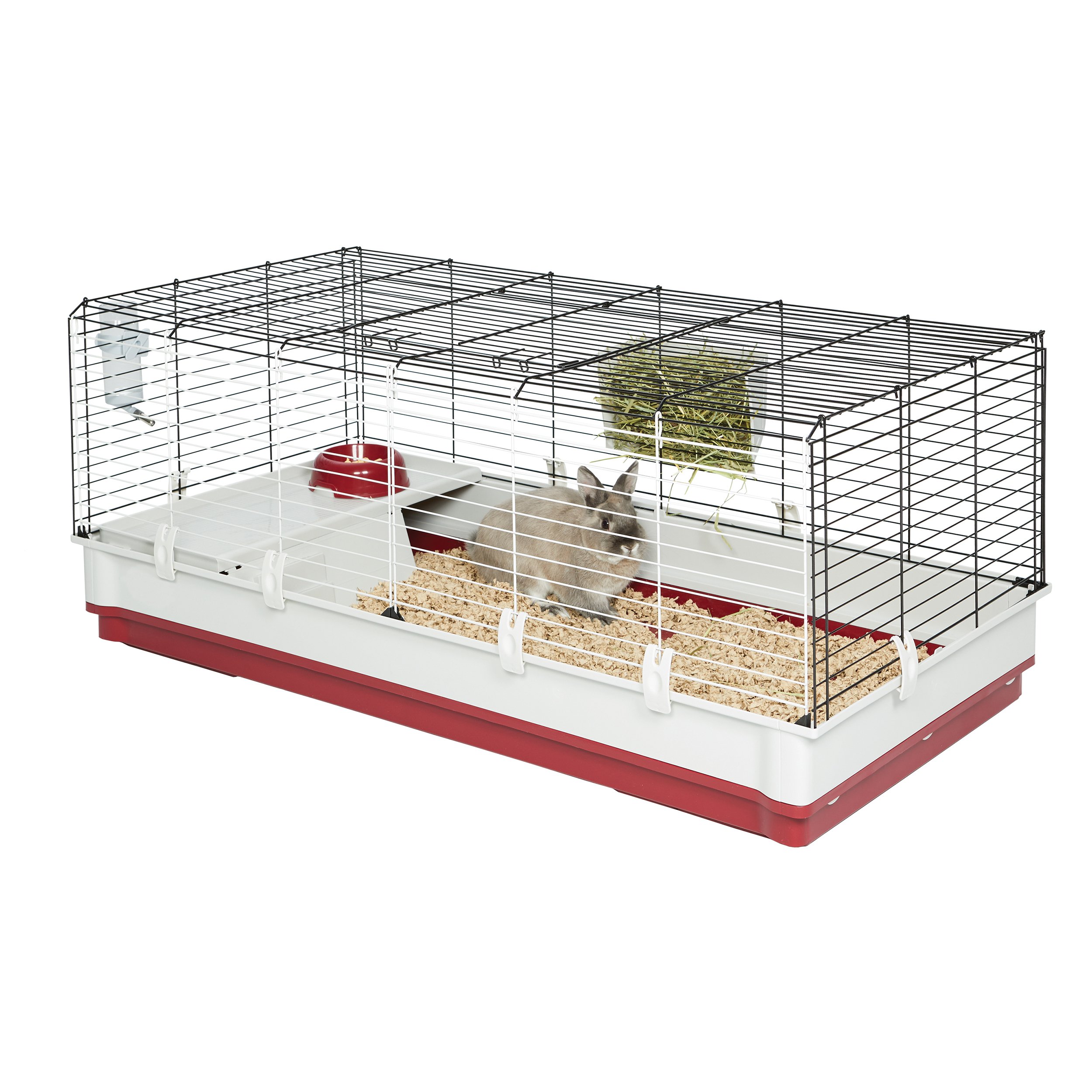 Midwest Rabbit Enclosure Midwest Homes for Pets Deluxe Rabbit & Guinea Pig Cage, X-Large, White ...