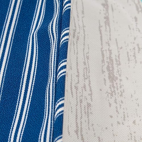 Miniatura 7 de Pillow Perfect Almohada Love Life at The Lake para exteriores e interiores, 18 x 18 pulgadas, color azul