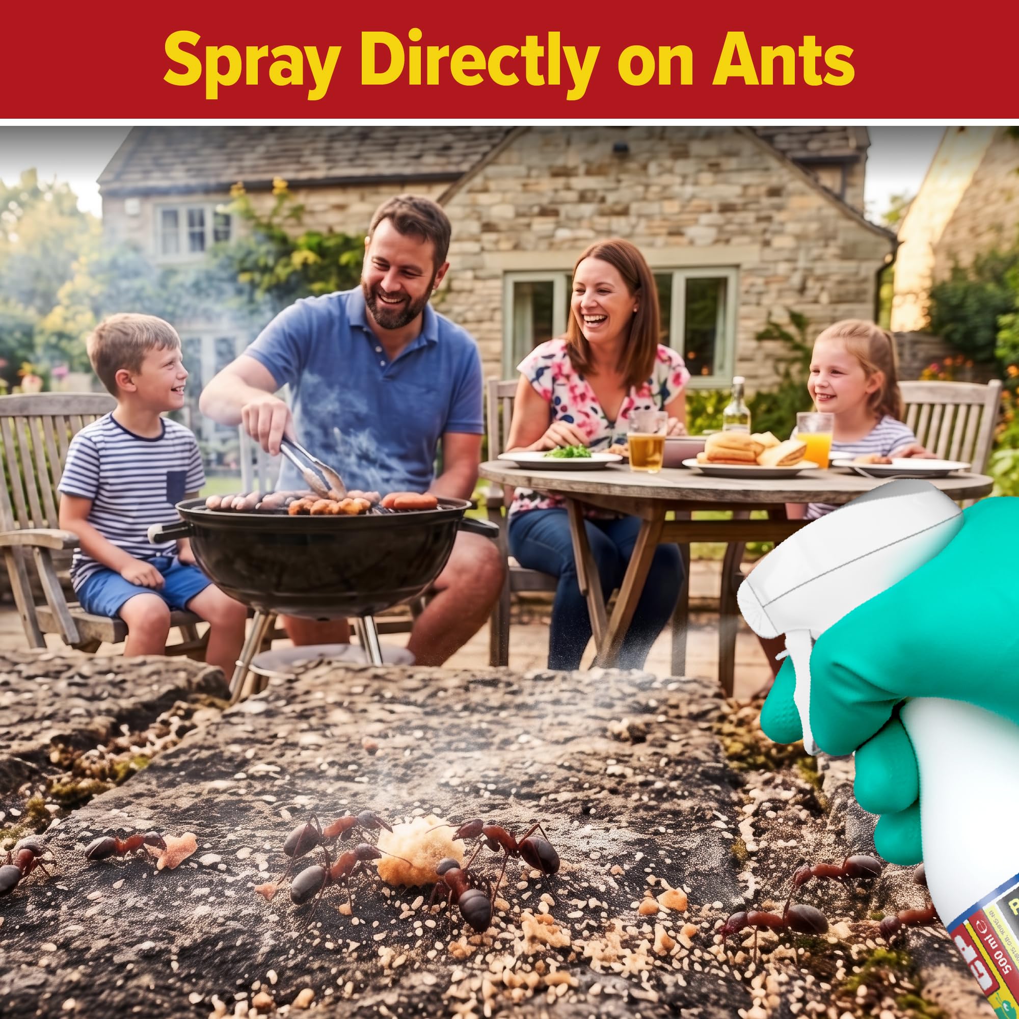 NOPE! CP Ant Killer Spray - 500ml - Spray Long-Lasting, Fast Acting for Indoor and Outdoor use — view 3