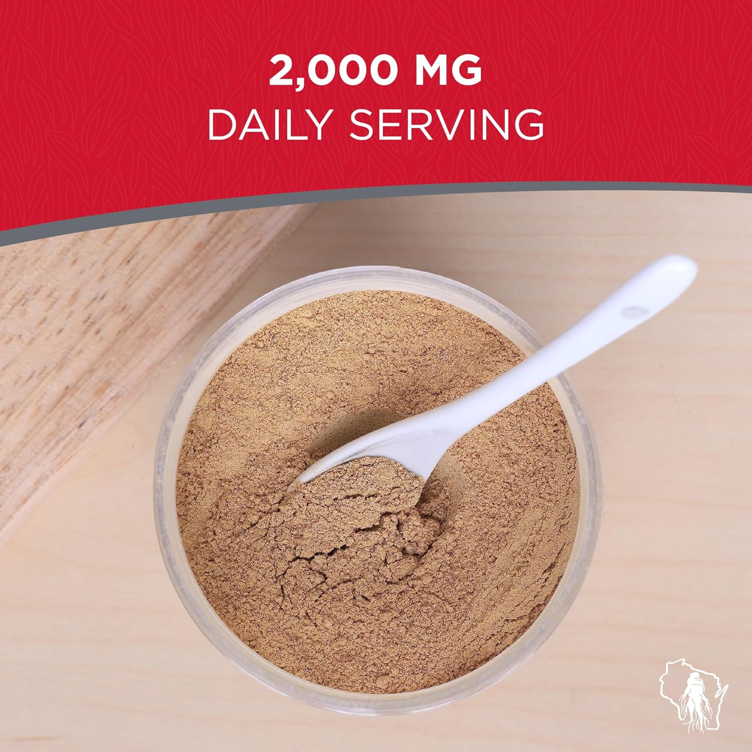 Red Panax Ginseng Powder with Natural Ginsenosides (4 oz)- Supports Healthy Energy, Vitality, Mood and More, Korean Panax Ginseng Root Powder for Smoothies, Coffee or Drinks (1 Pack) - Image 4