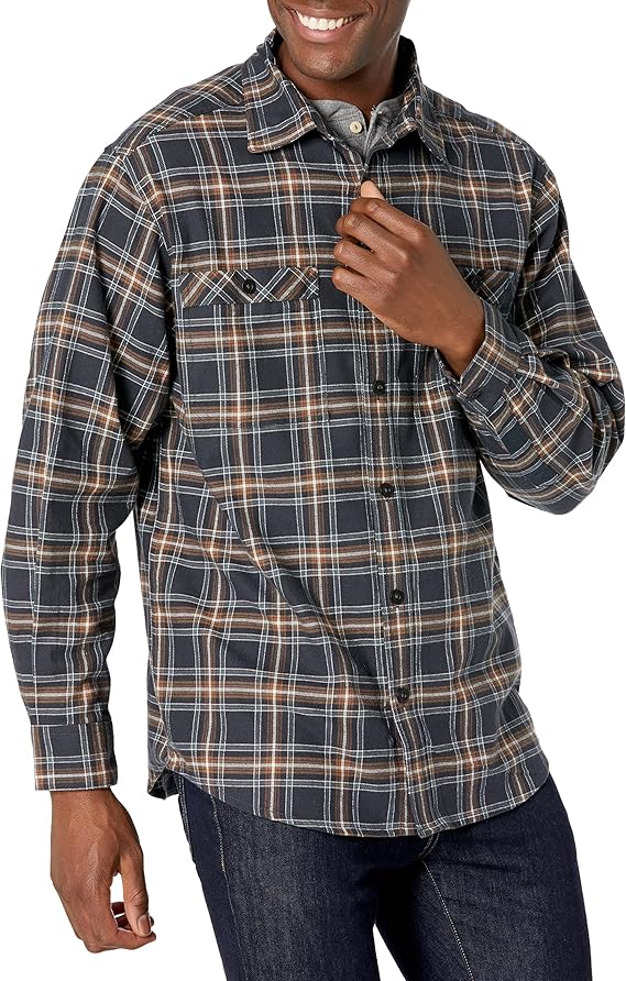 Dark blue plaid shirt Clearance