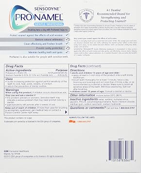Sensodyne pronamel Gentle Whitening Tooth Paste 4 Pack/ 6.5 Ounce Net Wt 26 Ounce