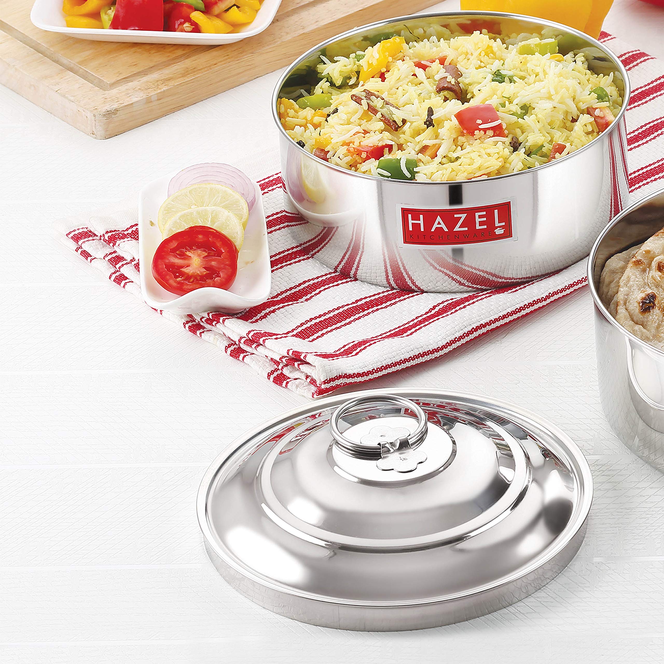 BRUNT ガスケース ・ H&O ゼロキャップ セット Amazon.com: HAZEL Stainless Steel Serving Casserole Flat Bottom