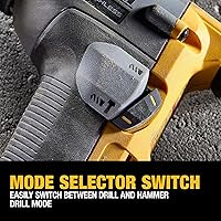 Vista 4 de DEWALT DCH172B Martillo rotativo ATOMIC 20V MAX* 5/8 pulg. SDS PLUS sin escobillas (solo herramienta) (renovado)