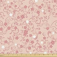 Vista 7 de Ambesonne - Tela multicolor con estampado digital por yarda