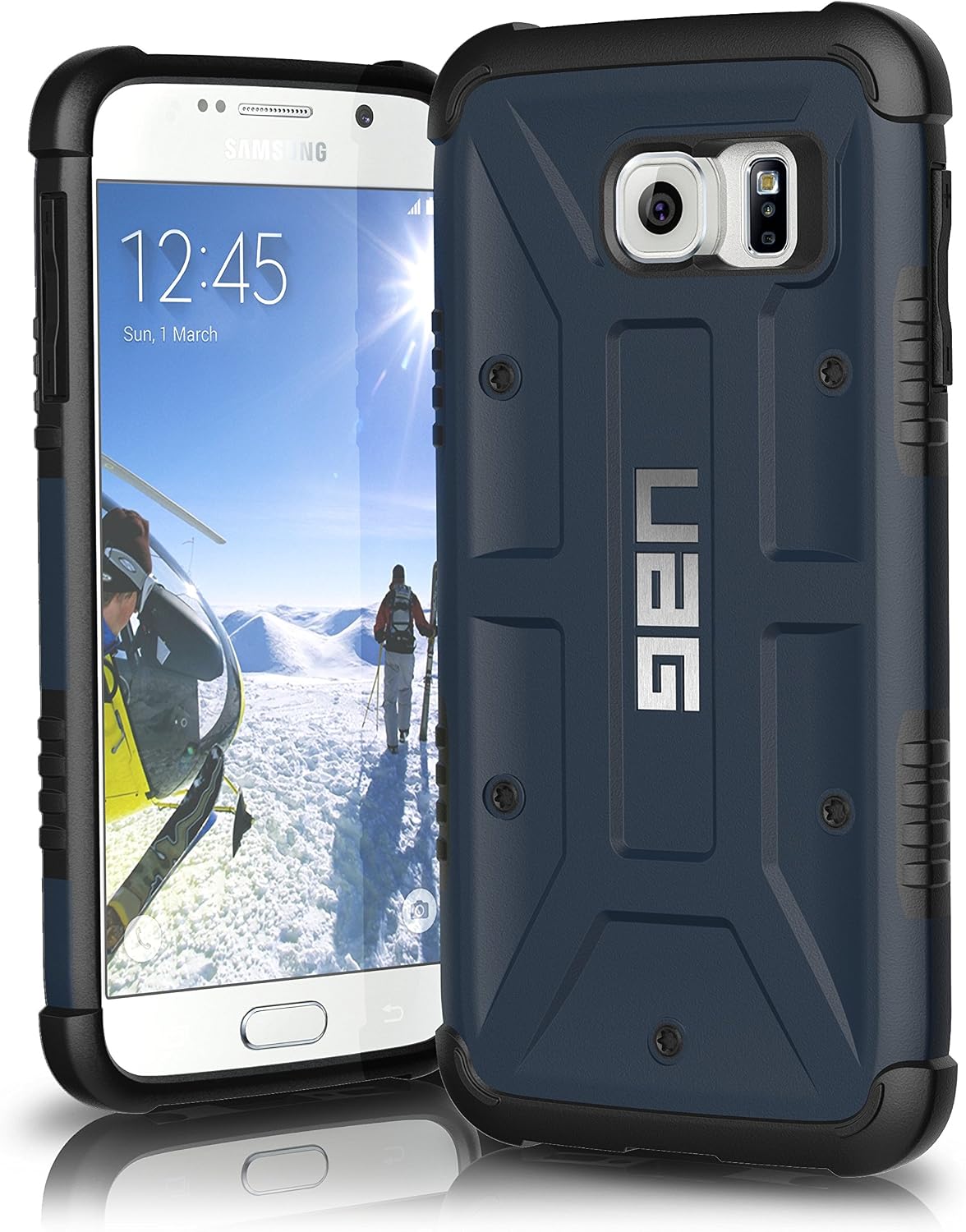 URBAN ARMOR GEAR [UAG Samsung Galaxy S6 [5.1-inch Screen] Feather-Light Composite [Slate] Military Drop Tested Phone Case