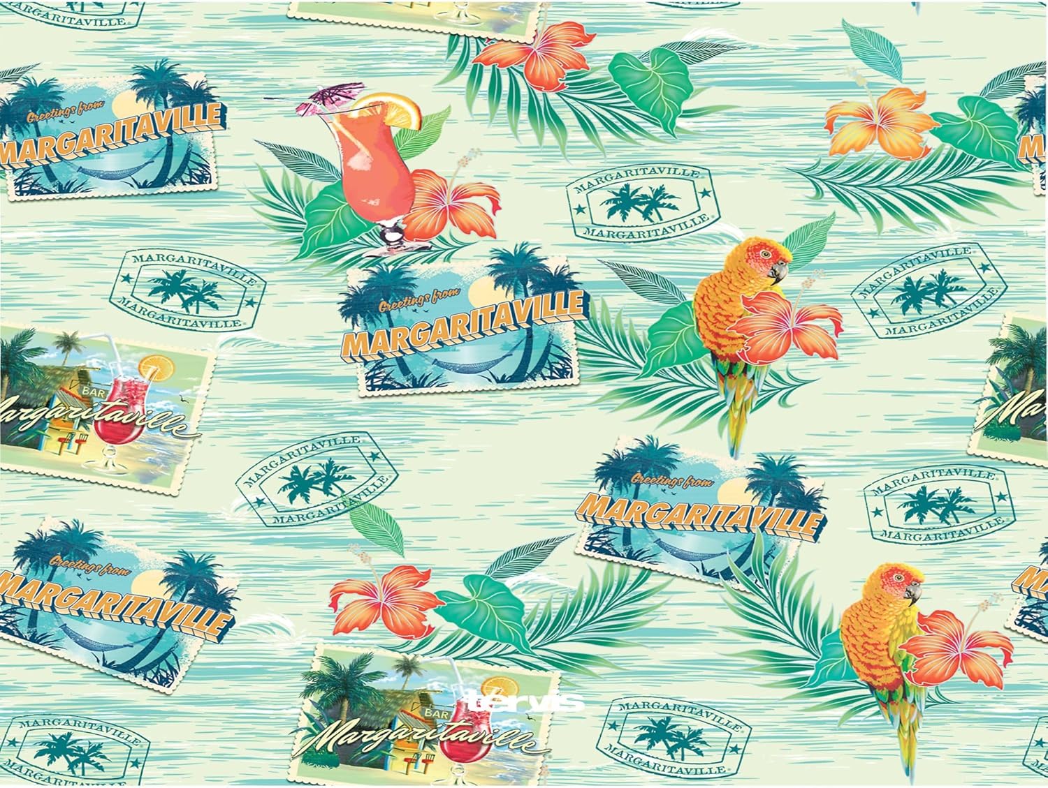 Tervis Margaritaville - Tropical Made in USA Double Walled Insulated Tumbler Travel Cup Keeps Drinks Cold & Hot, 24oz, Classic - Image 2