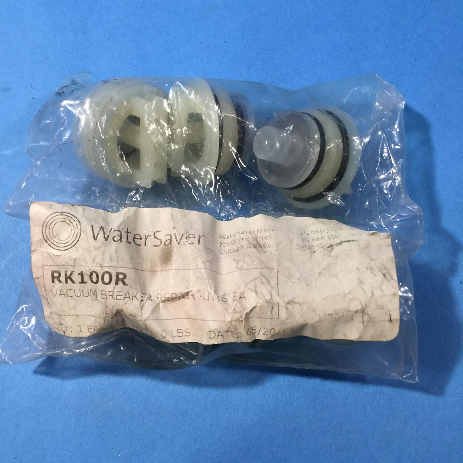 RK100R Vacuum Breaker Repair Kit, Bag of 6