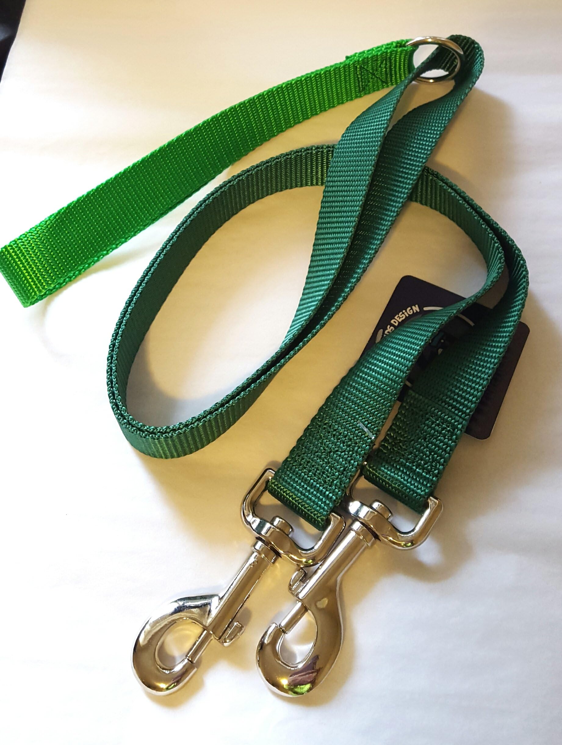 2 Hounds Design Freedom No Pull 1 Inch Training Leash ONLY Works with No Pull Harnesses (Green)