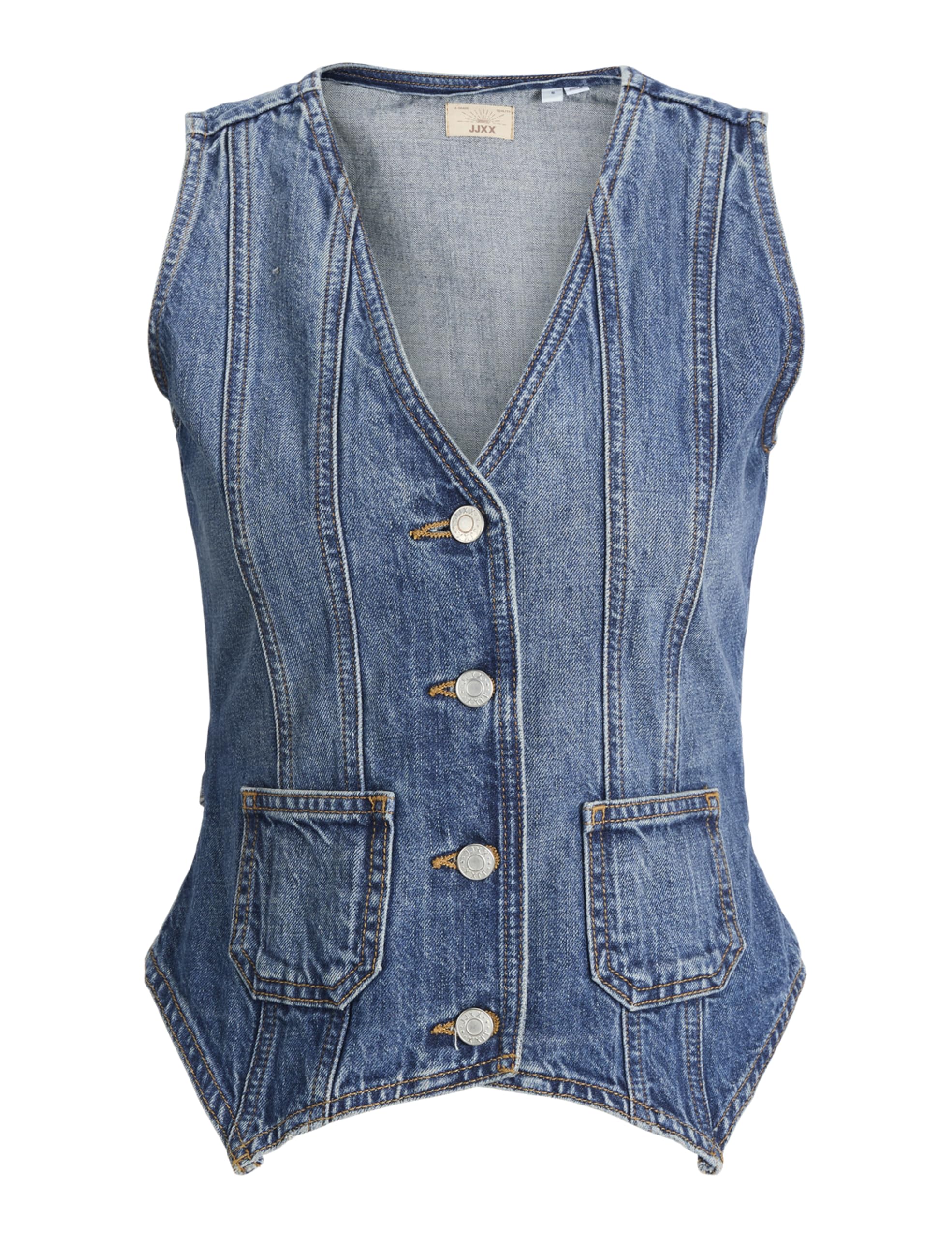 JJXX Damen Jxfaiza Denim Waistcoat R283 Dnm Jxfaiza Denim Waistcoat R283 Dnm (1er Pack)
