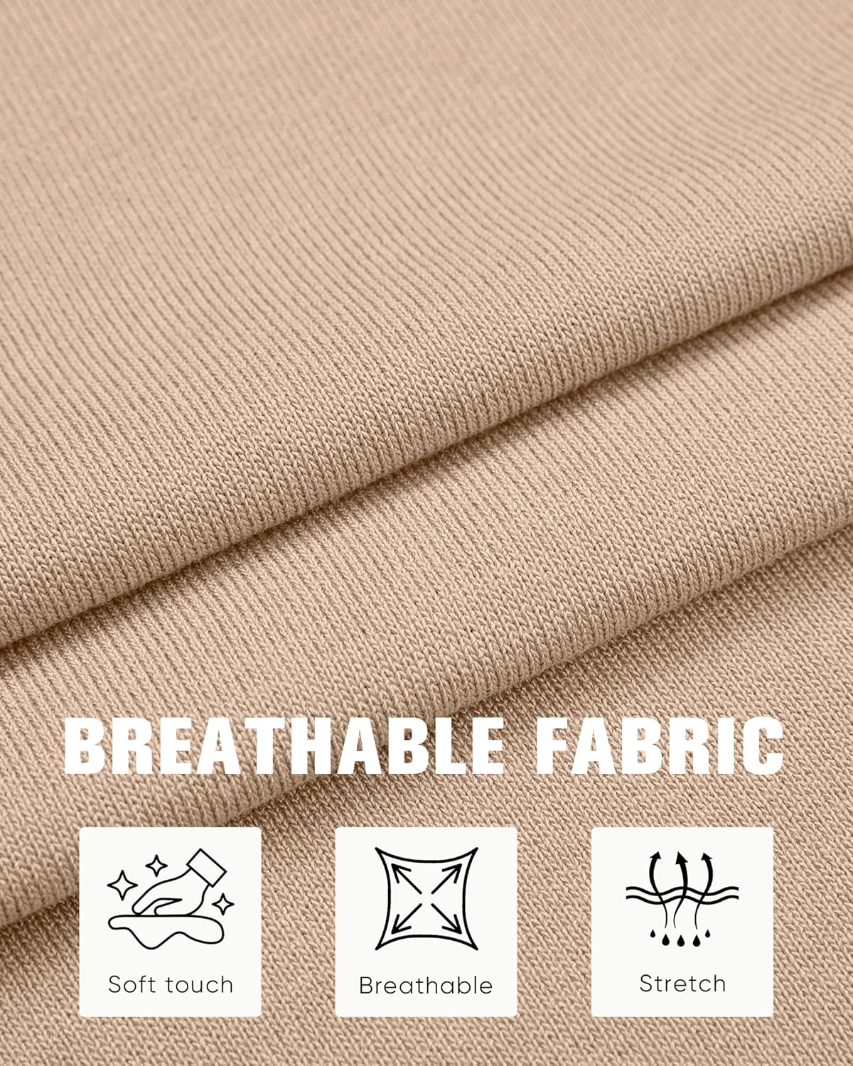 Alimens & Gentle Mens Knit Shirt Short Sleeve Button Down Shirt Textured Casual Summer Beach Polo Shirts - Image 6